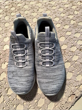 Skechers BOBS Sport Squad Chaos Gray Knit Sneakers